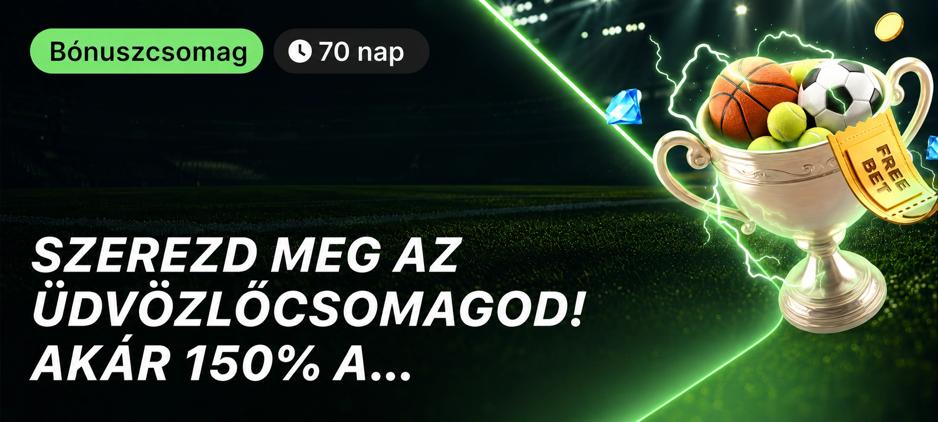 Royal Sea sportfogadási üdvözlő bónusz akár 150%